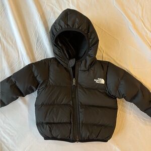 The North Face Black Hooded Puffer Jacket